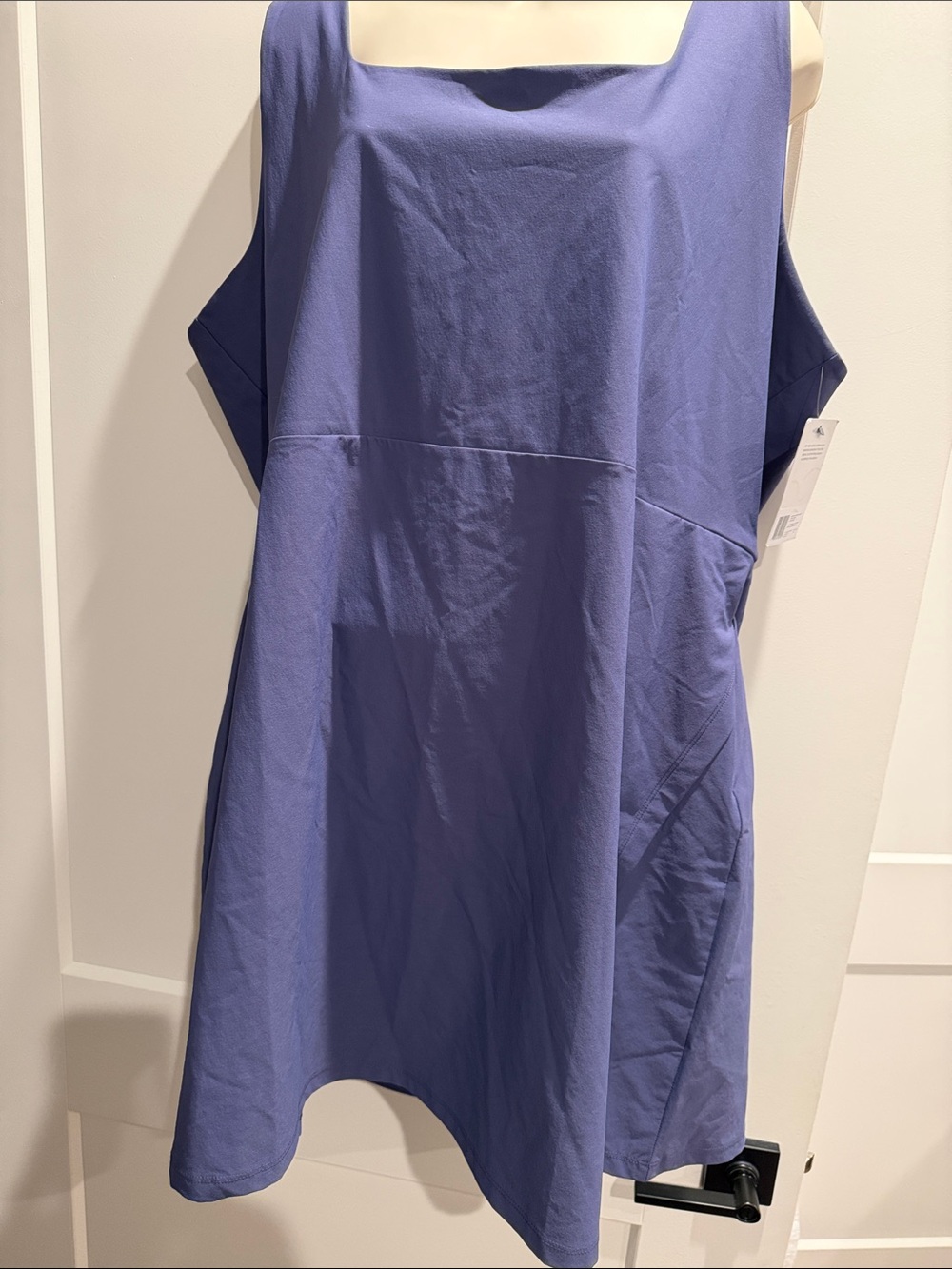 NWT ADLER Square-Neck Lavender Mini Dress